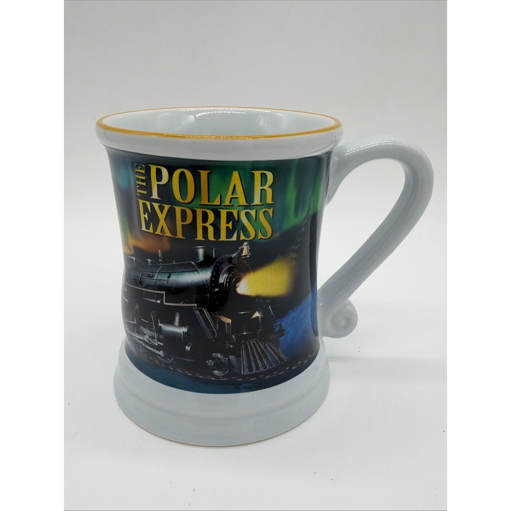 The Polar Express Mug Cup 3D Raised Ceramic Hot Chocolate Coffee Tea